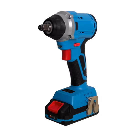 Chave de impacto manual controlada por torque elétrico sem fio Fixtec 20V com broca de impacto leve LED